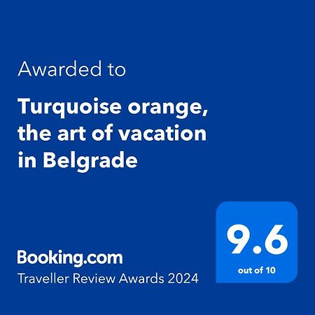 Appartement Turquoise Orange, The Art Of Vacation In Belgrade Extérieur photo
